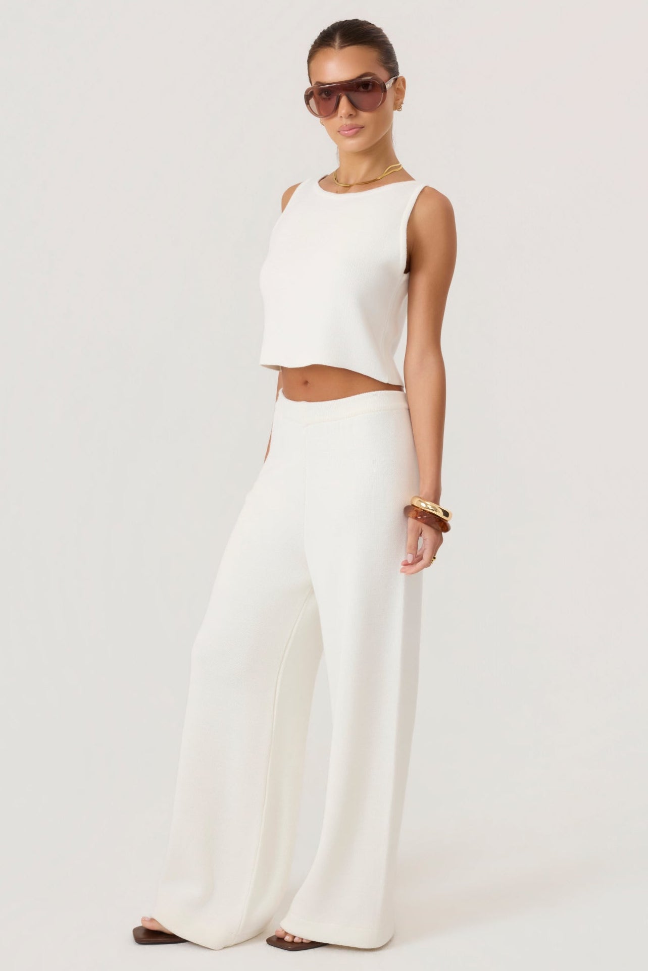 Cloud Knit Pants Ivory - Eco-Certified