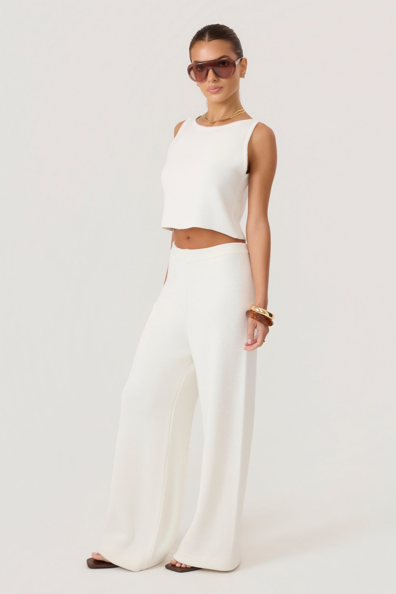 Cloud Knit Pants Ivory - Eco-Certified