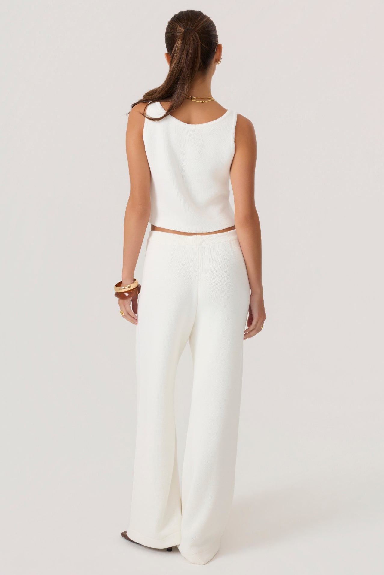Cloud Knit Pants Ivory - Eco-Certified