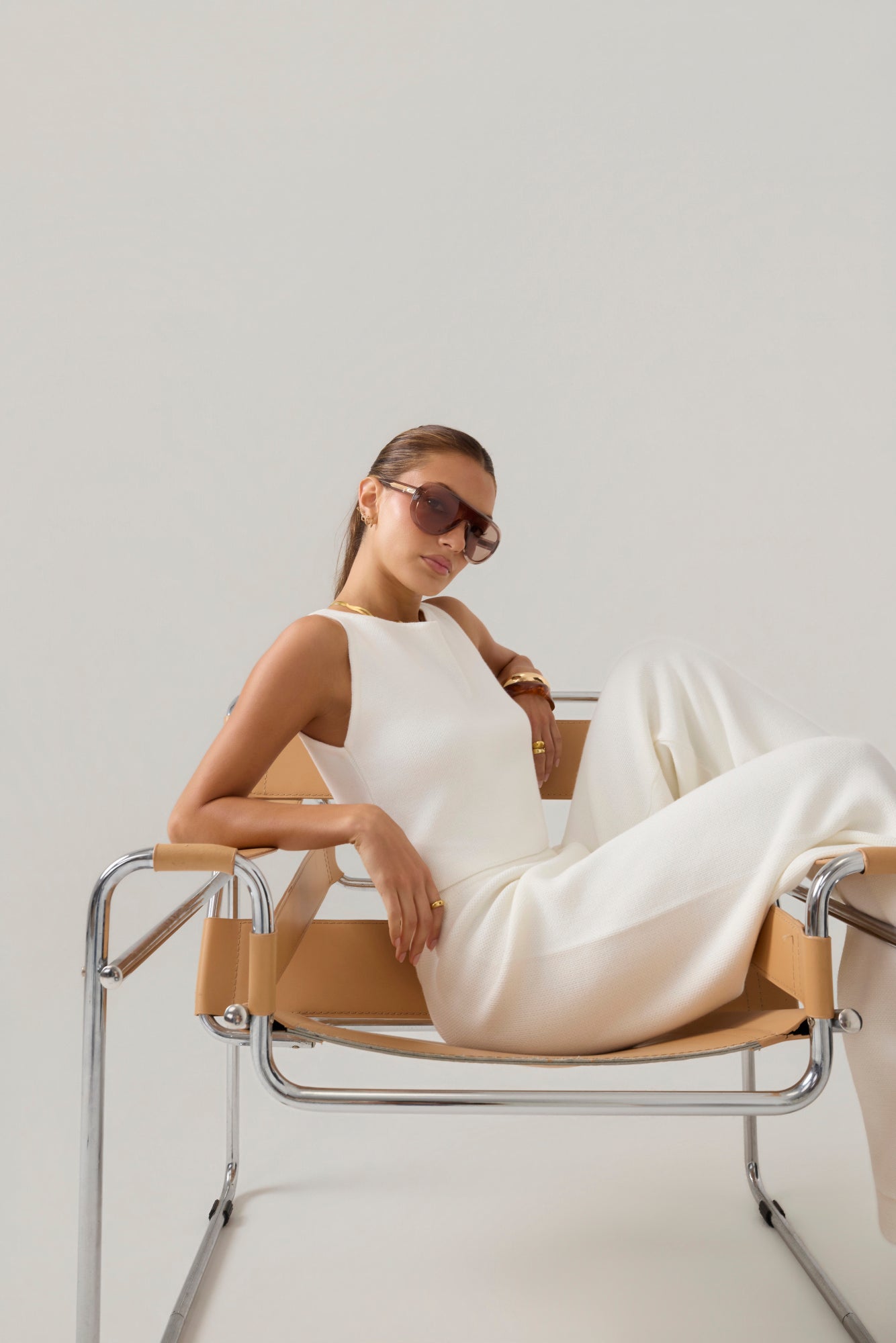 Cloud Knit Pants Ivory - Eco-Certified