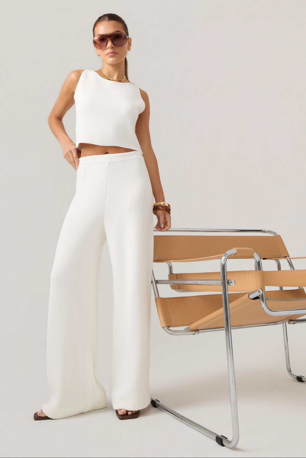 Cloud Knit Tank Ivory - Eco-Certified