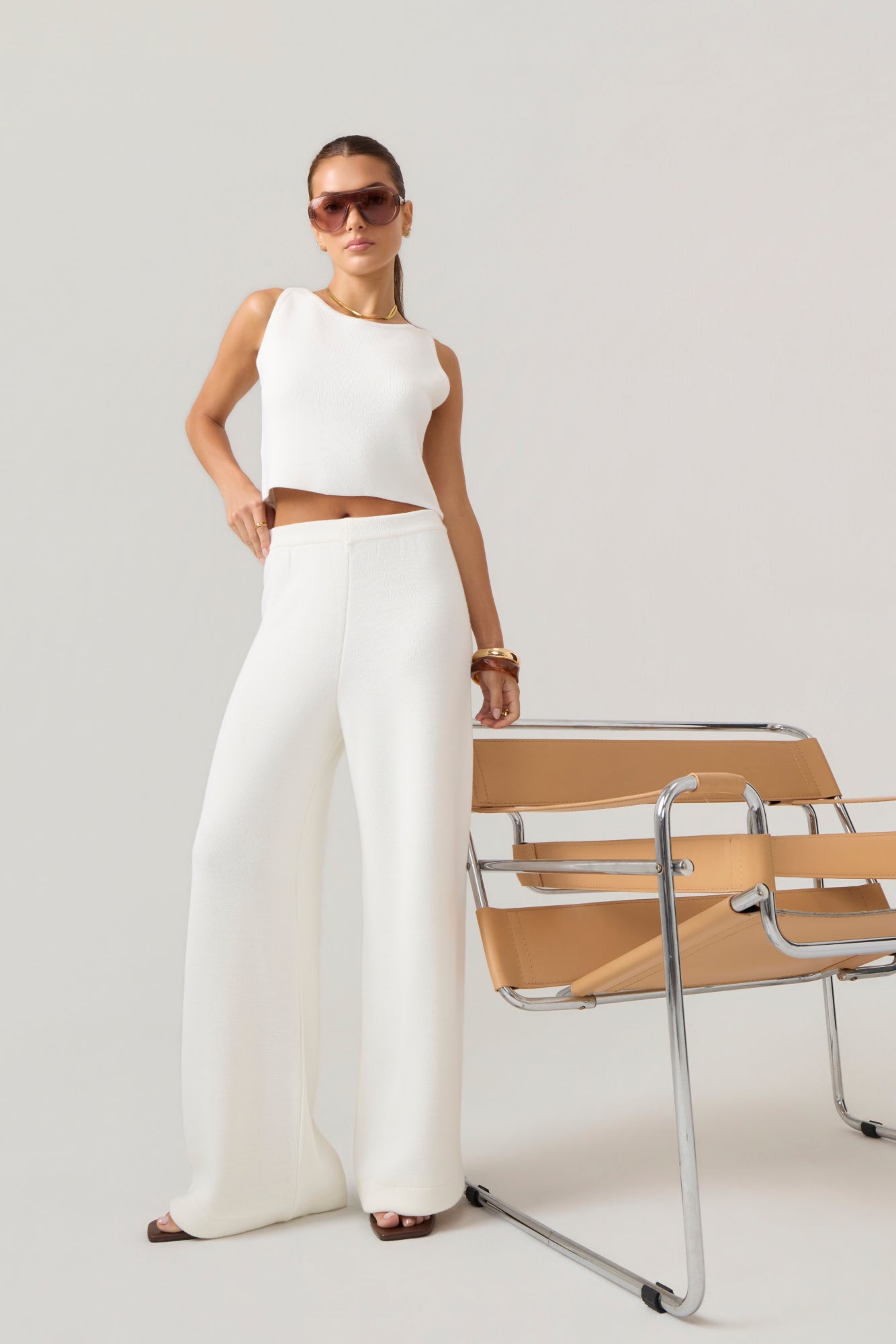 Cloud Knit Pants Ivory - Eco-Certified