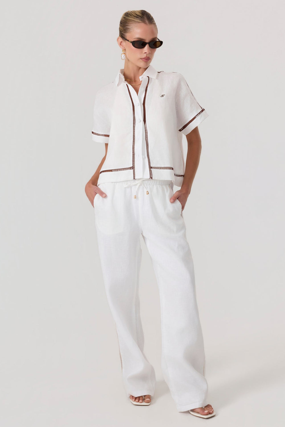 Tulum Linen Shirt Ivory - Eco-Certified