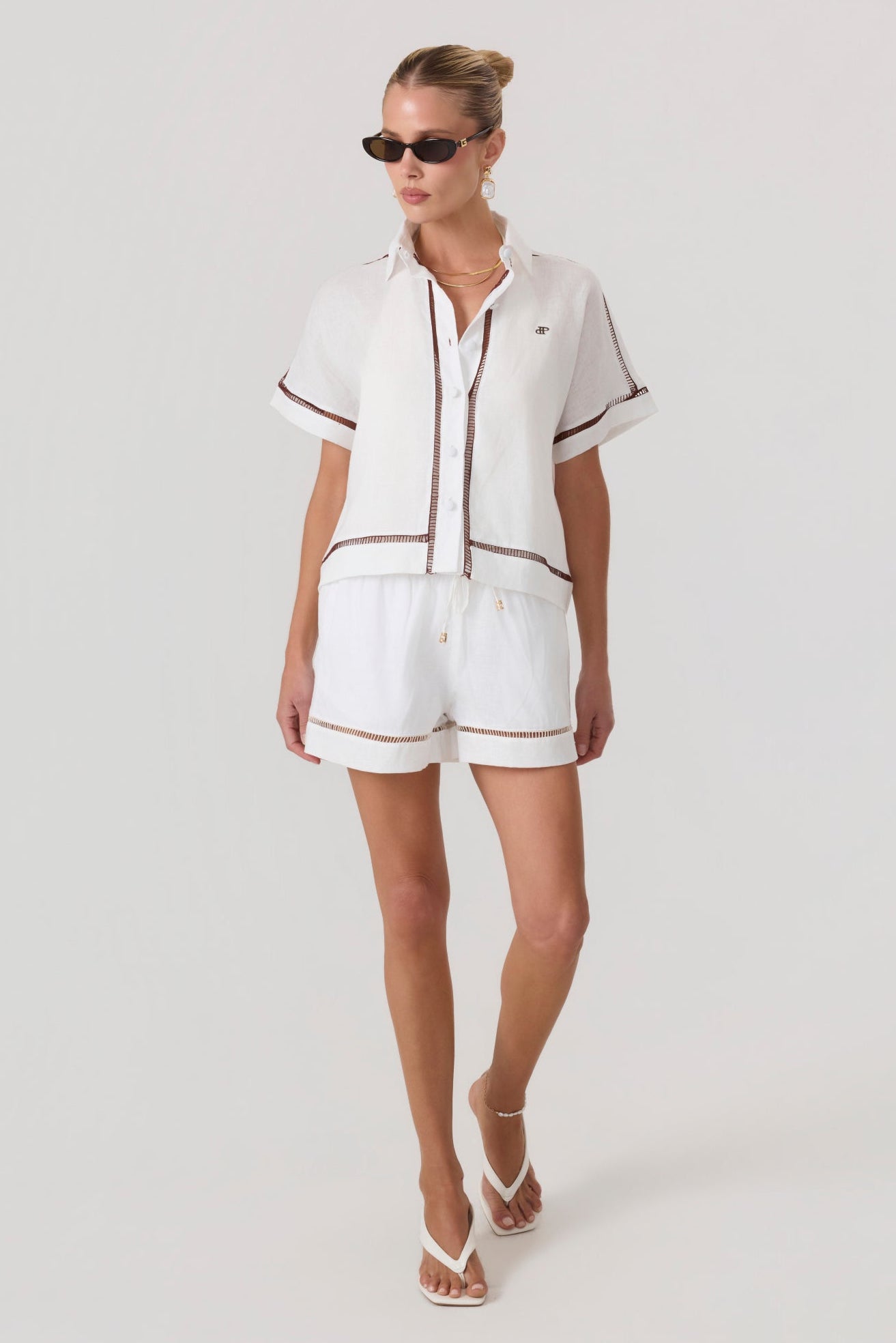 Tulum Linen Shirt Ivory - Eco-Certified