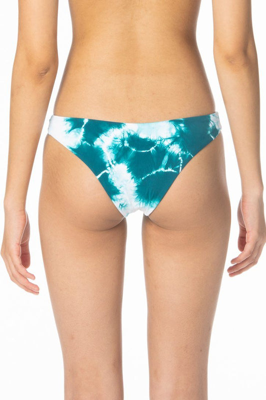 Aqua Tie Dye Seamless Cheeky Bikini Bottoms Swimwear HYPEACH BOUTIQUE 