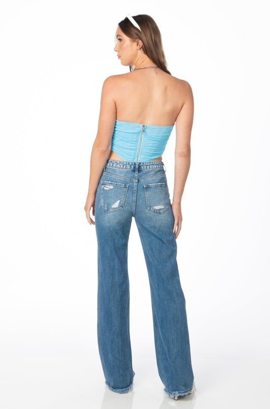 Flying Monkey 90's Vintage Relaxed Fit Jeans Denim HYPEACH BOUTIQUE 