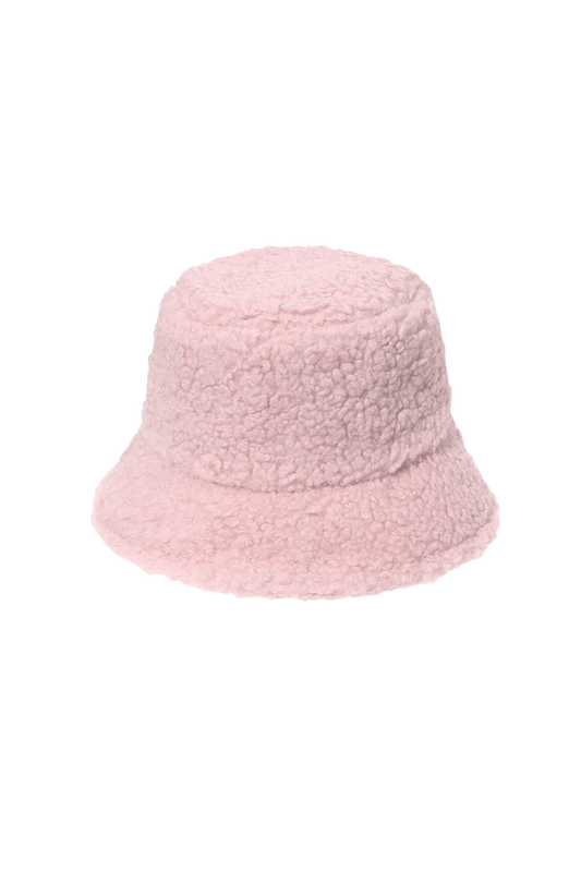 Fuzzy Bucket Hat Pink Accessories HYPEACH 