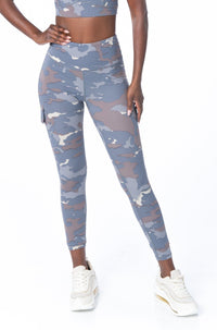 Grey Camo Leggings - Hypeach Active Bottoms HYPEACH 