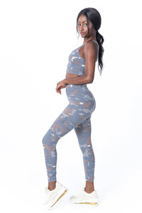 Grey Camo Leggings - Hypeach Active Bottoms HYPEACH 