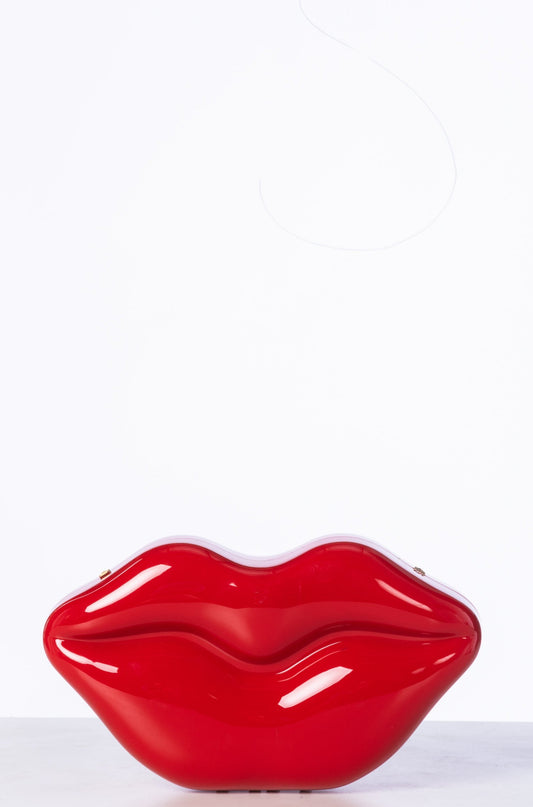 Lip Shaped Clutch with Chain Accessories HYPEACH 