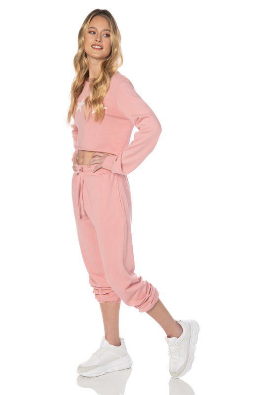 Pink Mineral Washed Pullover Hoodie - Hypeach Lounge Tops HYPEACH 
