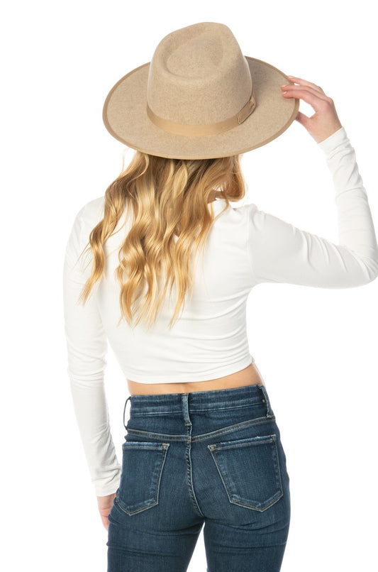 White Cropped Long Sleeve Top Tops HYPEACH 